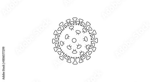 Coronavirus covid vector illustration and drawing collection