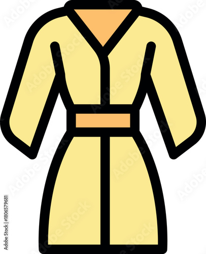 Soft bathrobe promising warmth and comfort after bath or shower, representing spa and hotel amenities