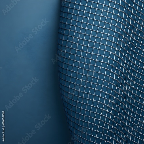 Hintergrundgrafik - Stahlblau - Netzgewebe