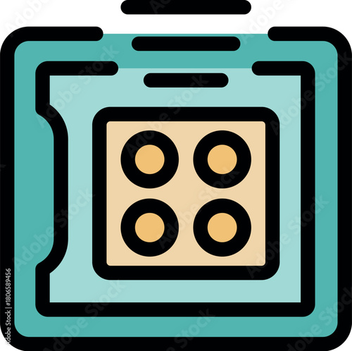 Cpu chip radiating heat, symbolizing processing power and technological advancement in computer processors