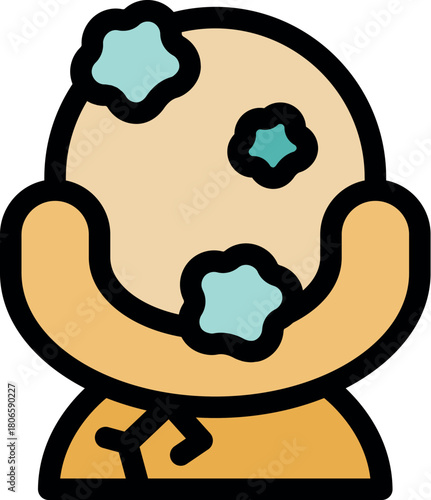 Laboratory technician holding cell colony, performing microbiology research and development in scientific laboratory