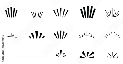 Hand drawn comic book elements and effects collection