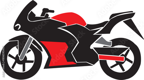 Motorbike Illustrator Artwork