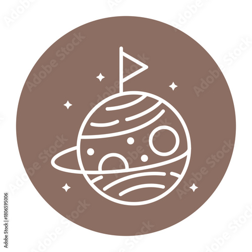 Space Colonization Icon