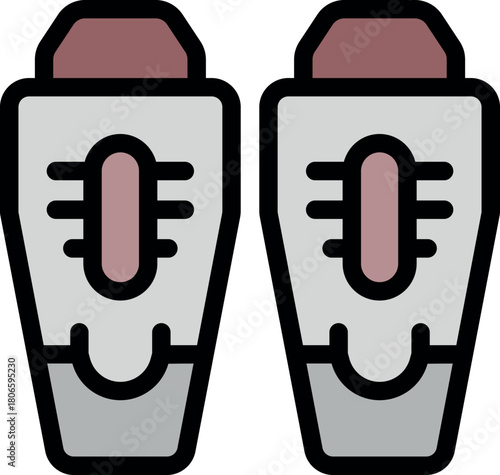 Mechanical robotic legs making steps, futuristic concept for robotics and artificial intelligence