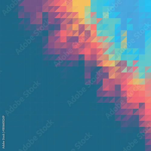 Abstract Vector Geometric Background. Triangular design layout for advertising. polygonal style. eps 10