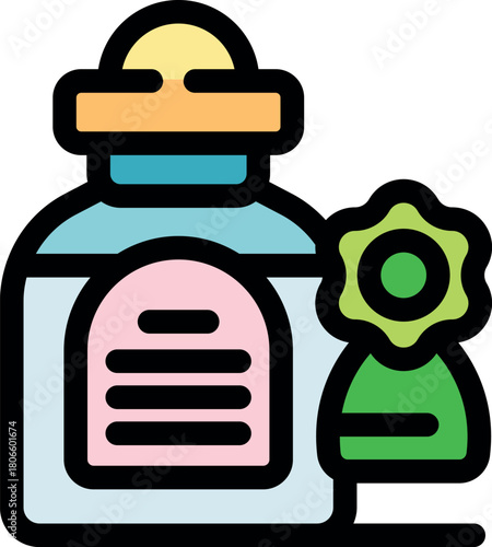 Eco conscious cleaning product highlighted with natural ingredients, embodying sustainable practices