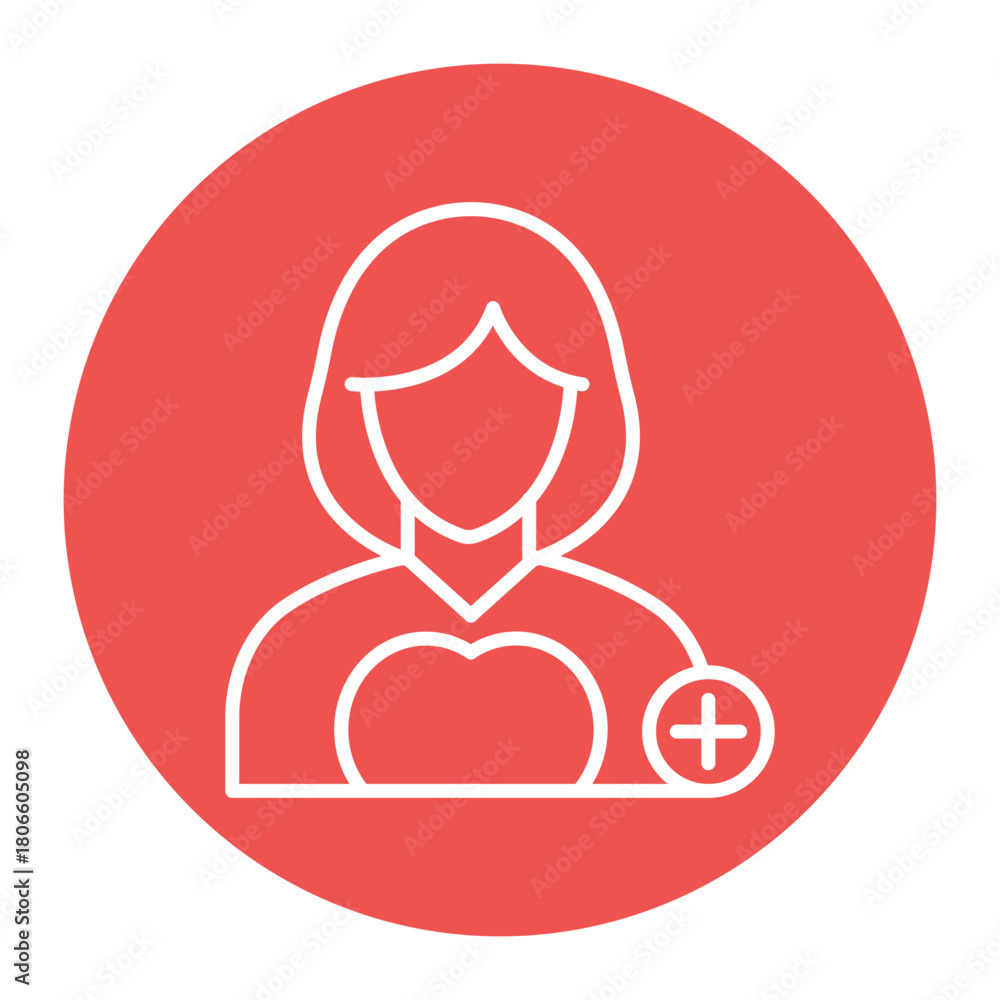 Fototapeta premium Plus Size Models Icon