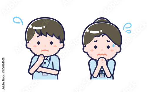 介護士／2人組／男女 05