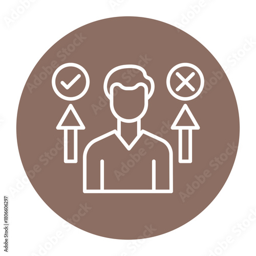 Decision Making Process Icon