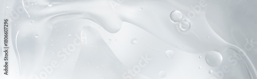 Abstract clear water bubbles oil background