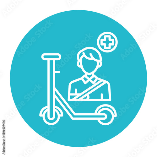 Scooter Injury Icon
