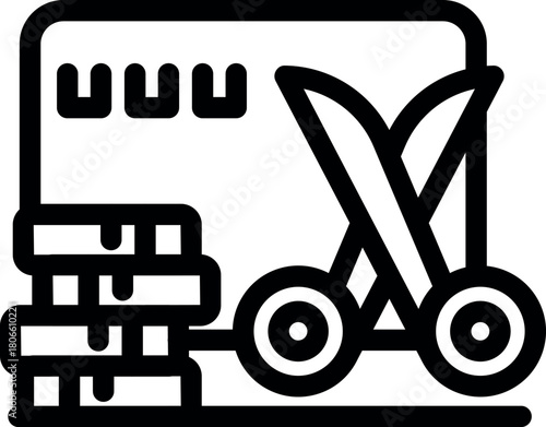 Scissors cutting credit card with money and www sign, symbolizing online payment cancellation, fraud prevention, or ending online subscriptions