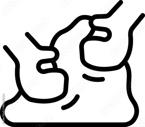 Close up of hands massaging foot, demonstrating proper technique for relieving tension and promoting relaxation