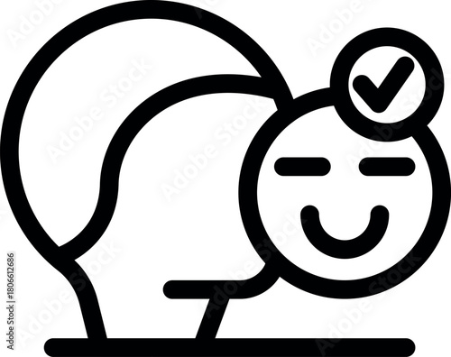 Positive thinking leading to self confidence and success, a visual representation