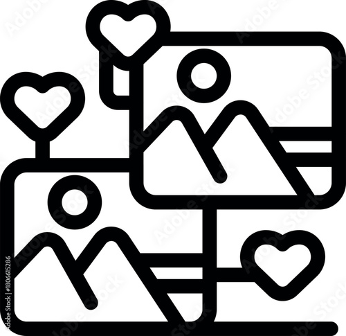 Landscape photos are receiving hearts and likes on social media