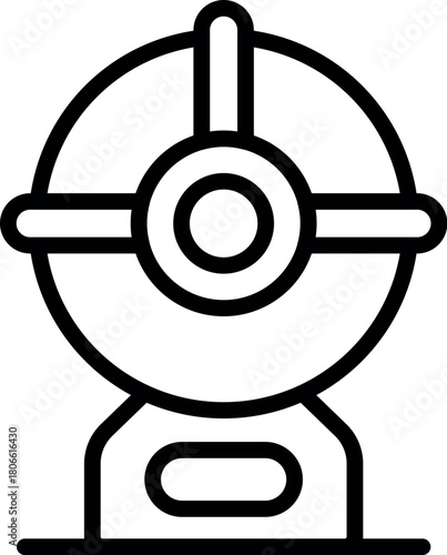 Electric heater warming up space, providing comfort during winter season