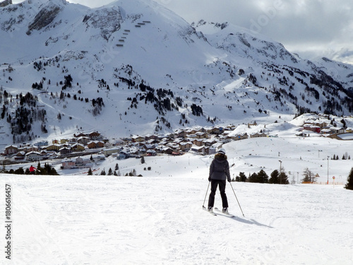 Blick von der Bergstation Edelweissbahn auf Obertauern