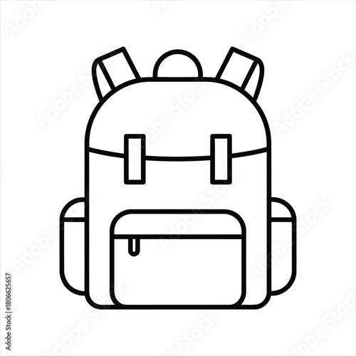 Get ready for adventure with this stylish minimalist backpack, perfect for school, travel, or everyday use with a modern, clean design