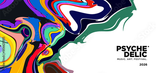 Vector of fluid groovy hippie 70s backgrounds. swirl, twirl pattern. Y2k aesthetic. Social Media Stories Template, distorted and Twisted texture in trendy retro psychedelic style for music and art