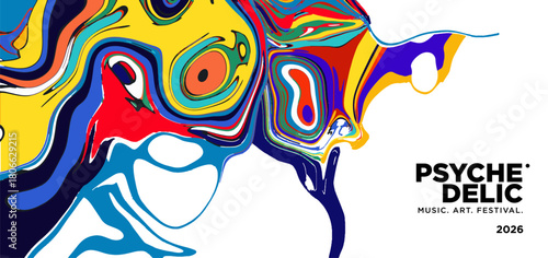 Vector of fluid groovy hippie 70s backgrounds. swirl, twirl pattern. Y2k aesthetic. Social Media Stories Template, distorted and Twisted texture in trendy retro psychedelic style for music and art