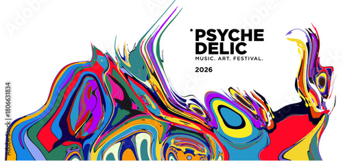 Vector of fluid groovy hippie 70s backgrounds. swirl, twirl pattern. Y2k aesthetic. Social Media Stories Template, distorted and Twisted texture in trendy retro psychedelic style for music and art