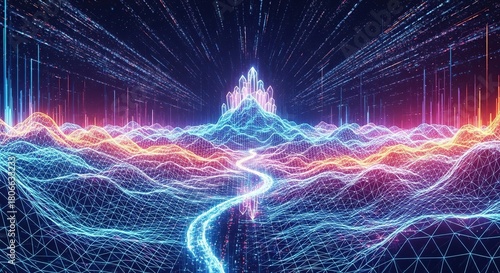 abstract blue background