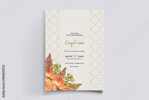 Save the date wedding invitation templates