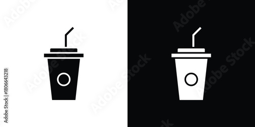 Swoosh Cup icon design concepts. Clipart design set