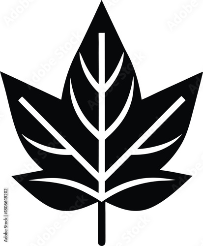 Stylized leaf symbol representing democracy and growth