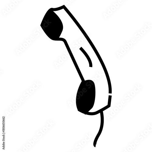 vector illustration of a telephone