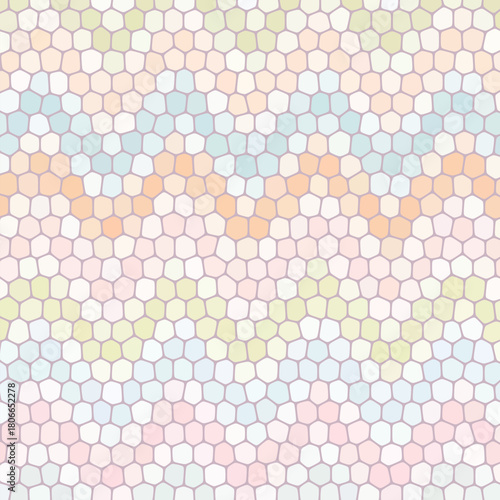 colorful pebbles. hexagonal design. layout for presentation. eps 10