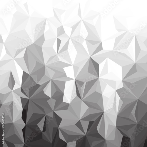 white, gray, black colors. abstract vector background. polygonal style. geometric design. eps 10