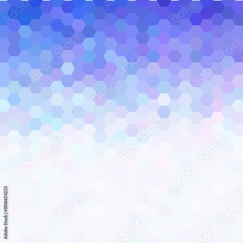 Light blue vector background with hexagons. Blur background with colorful hexagons. Pattern for ads, leaflets. eps 10