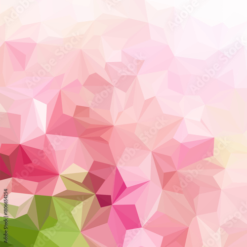 pink and green triangles. geometric pattern. polygonal style. eps 10
