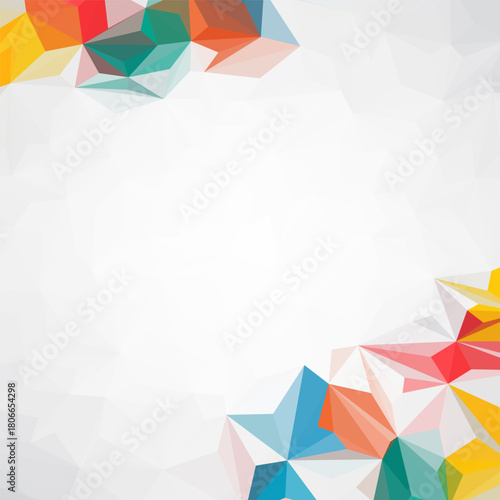 Abstract vector background with triangles. Colorful geometric vector illustration. Creative design template. eps 10