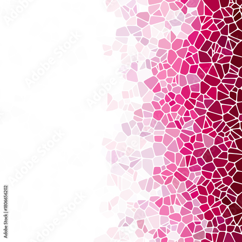 Abstract vector pattern of pebbles. Mosaic. Isolated from the background. Monochrome. eps 10