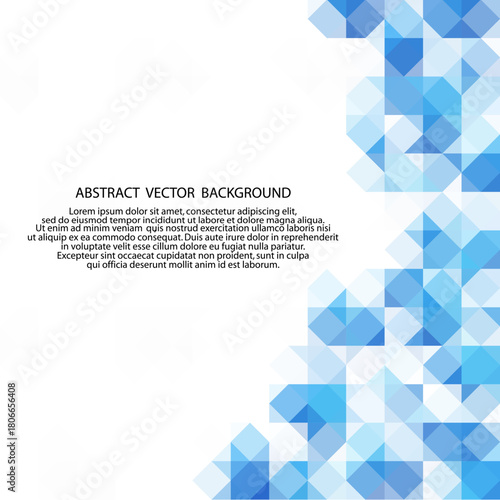 abstract blue hexagon background. vector pattern. eps 10