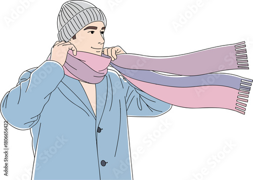 vector illustration of a woman