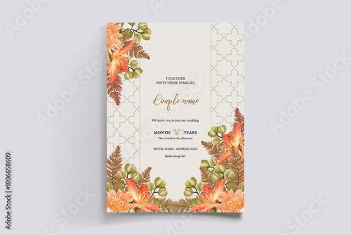 Save the date wedding invitation templates