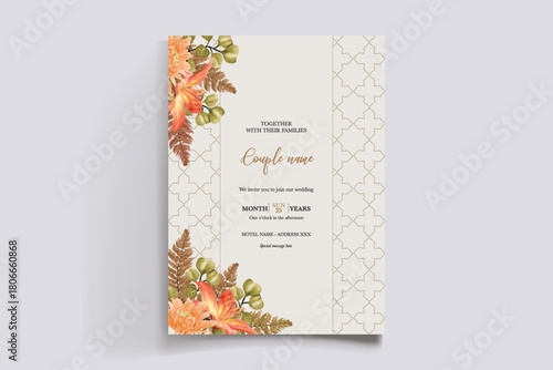 Save the date wedding invitation templates