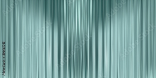 3d corrugated green polycarbonate with fractal texture texture and frosted glass finish. Ribbed element for reed or digital use. Elegant abstract background for