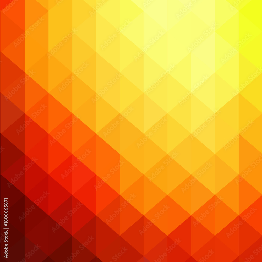 Fototapeta premium orange triangles background. polygonal style. eps 10