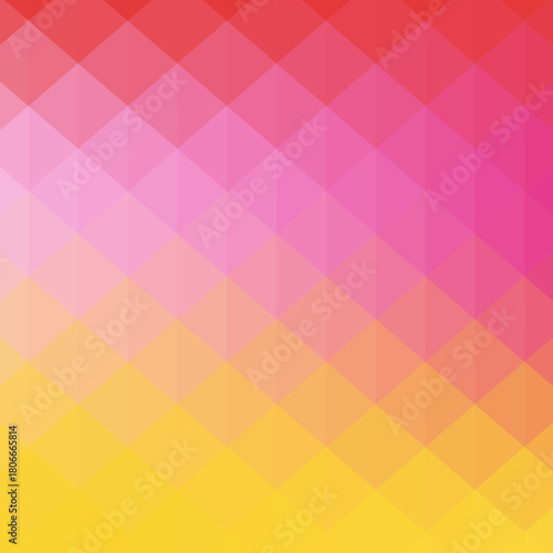 yellow and pink triangle background for advertising. Abstract template for presentation. polygonal style. eps 10