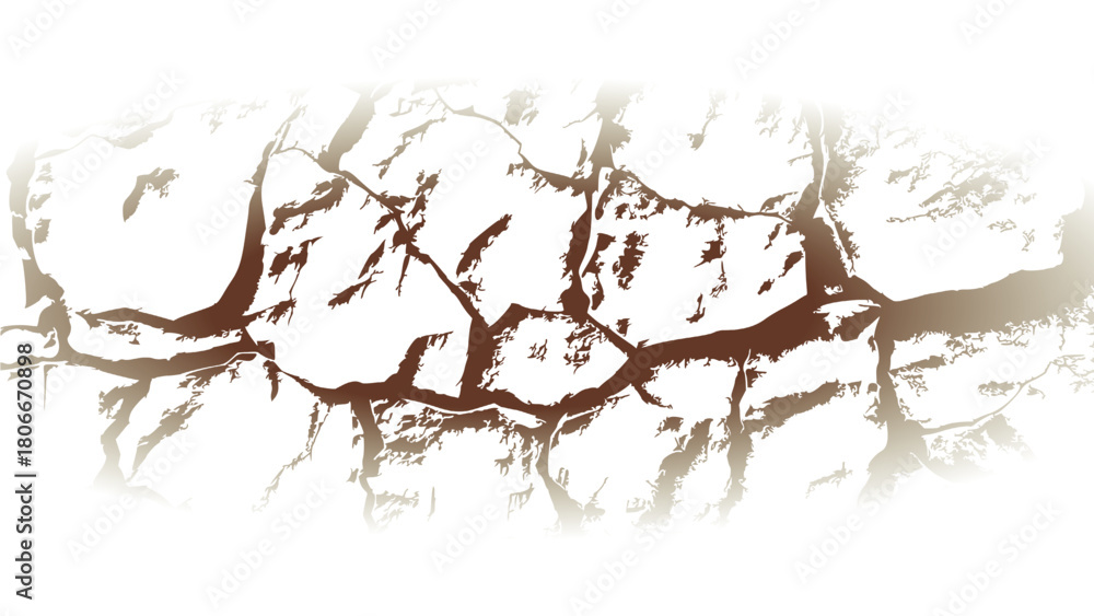 Fototapeta premium Clay Texture Background – Dry Cracked Earth Surface