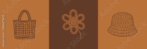 Hand-Drawn Knitting Illustration | Cozy Yarn Clipart | Handmade Sweater & Needles Drawing | Craft & DIY Art