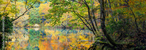 秋の龍ヶ窪（パノラマ）