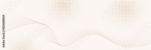 Abstract vector background. Elegant background for business presentations. Lines, point, plane in 3D space.Cryptocurrency fintech network blockchain and programming concept. Brown  background