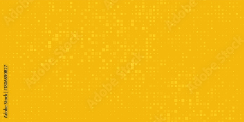 This image features a vibrant yellow abstract tech pattern background. The design consists of a network grid with varying shades of yellow and orange, creating a dynamic and energetic visual effect