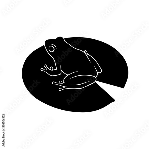 Chess Rook Icon Simple Black Silhouette of a Chess Piece Isolated on White